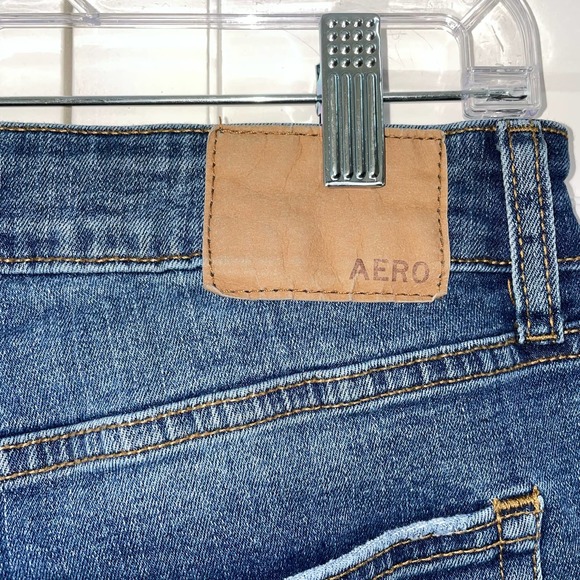 Aerpostale Men's Athletic Skinny Distressed Jeans 29/30 - Picture 6 of 7